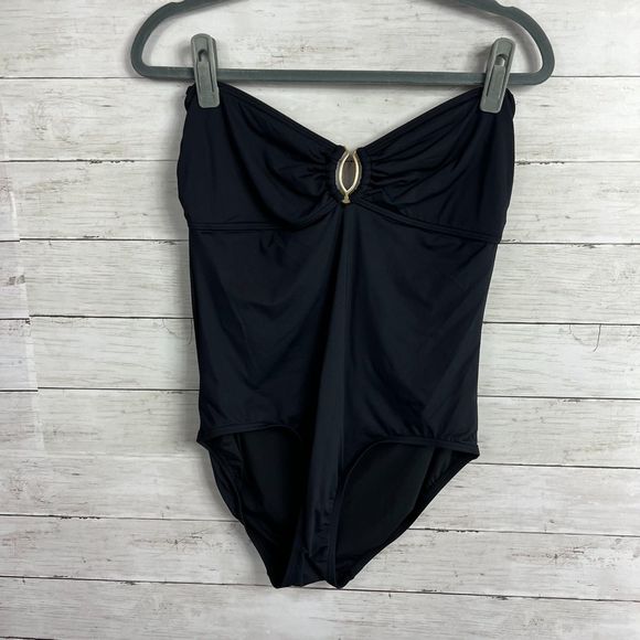 Vince Camuto Other - Vince Camuto Swim Black Strapless One Piece